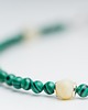 bransoletki z kamieni naturalnych Bransoletka RÓWNOWAGA z malachitu i bursztynu 3