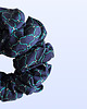 gumki do włosów Scrunchie MIDI granatowa 2