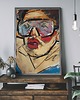 grafiki i ilustracje Lady in glasses 3