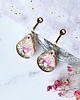 klipsy SWEET HEARTS SLICZNE KLIPSY z serduszkami w żywicy 3
