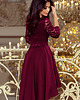 sukienki mini damskie 210-13 NICOLLE - sukienka  - ŚLIWKOWA 3
