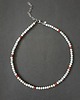 chokery Naszyjnik choker ROOTS howlit, jaspis czerwony, jaspis dalmatyński 6