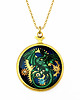 wisiory WISIOR - Dragon green & Zodiac sun (Old Base) (handmade) 2