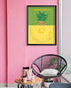 plakaty Ananas - plakat fine art 50x70 cm 2