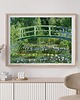 plakaty PLAKAT Monet, ogród obraz, sztuka ścienna, pejzaż lilie wodne 1