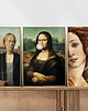 plakaty Zestaw 3 plakatów Sztuka Mona Lisa Da Vinci 1