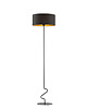 lampy podłogowe Srebrna lampa stojąca w stylu glamour JERSEY GOLD 5
