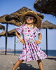 sukienki dla dziewczynki Sukienka z falbanami Costa Rica Lila 4