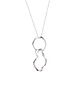 wisiory WAVES Circle / silver necklace 1