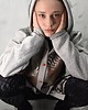 bluza z kapturem damska Grey  hypno bluza bomberjacket 5