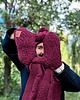 akcesoria - inne Męskie rękawiczki MERINO Bordo 4
