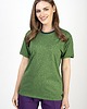 t-shirt damskie T-shirt zielony melanż Flow 1