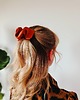spinki i klamry do włosów Scrunchie spinka klamra jedwabna miedziany zachód 6