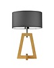 lampy stołowe Nowoczesna lampa drewniana z abażurem CLIO 7