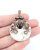 wisiory Wisiorek z howlitem  wire wrapping 2