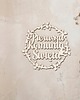 komunia - pozostałe Obręcz drewniana Baza do ozdabiania Koło Napis Pierwsza Komunia Święta 50cm 1