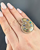 pierścionki srebrne Pierścionek fossil & opal 3