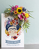 plakaty Plakat Frida w kwiatach ilustracja pomysł na prezent 4