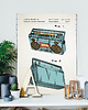 plakaty Plakat Magnetofon boombox - patent 3