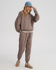 spodnie dresowe damskie Spodnie dresowe LOOSE FIT taupe damskie 4