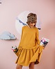 sukienki dla dziewczynki Sukienka z Micro Modalu NADIA kolor musztarda 4