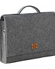 torby na ramię Duża Torba Na Laptopa 15'6" - teczka szara 3