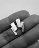 kolczyki wire wrapping Kolczyki Błyskawice Fold 1