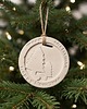 ozdoby choinkowe Betonowa Zawieszka na choinkę "Merry Christmas" Biała 1