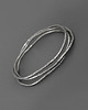 bransoletki srebrne Bransoletka Surowa Fala Srebro 1