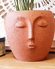 doniczki Doniczka oslonka Face Imprint 14x12cm ceglana 5