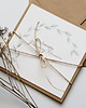kartki scrapbooking Kartka na Pierwszą Komunię Świętą rustykalna listki 2