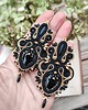 kolczyki soutache Kolczyki sutasz Black Royal 1