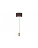 lampy podłogowe Lampa Podłogowa Rhodeos Złota Podstawa Czarny Klosz 1