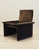 fotele Fotel sztruksowy, włoski design, lata 70, produkcja: Włochy 1