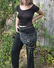 saszetka nerka Nosisz jak chcesz, skórzana torebka metalowa, hobo, gothic 4