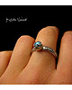 pierścionki srebrne Pierścień Elf  Eris - Topaz London Blue Srebro 1