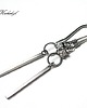 kolczyki wire wrapping Kreski crystal  2