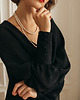 bluzki z długim rękawem damskie Gianna silk blouse black 1