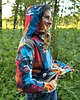 bluza z kapturem damska Bluza kangurka "Eyes" unisex 2