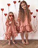 sukienki dla dziewczynki Sukienka Muślinowa Pink Heart 5