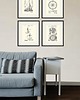 grafiki i ilustracje Rysunek patent żagle  żeglarstwo vintage prezent 4