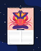 kalendarze i plannery Wieczysty kalendarz urodzinowy Zodiac 7