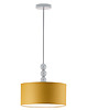 lampy wiszące Ozdobny żyrandol do salonu z abażurem 40 cm SALAMANCA 5