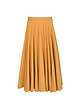 spódnice midi Spódnica midi z koła Foggy musztardowa 2