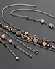 chokery Colours mix vol. 11/rose gold / - choker 5