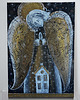 obrazy Anioł z domem. Giclee 1