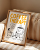 plakaty Plakat kawowy "Coffee Therapy" - Druk Pigmentowy 9