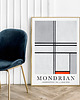 plakaty Plakat Mondrian gray 1