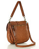 torby na ramię Torebka vintage retro skórzana listonoszka saddle bag -camelowa 4
