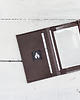 portfele damskie MIKRO +-  / Dark Chocolate - portfel ze skóry 1